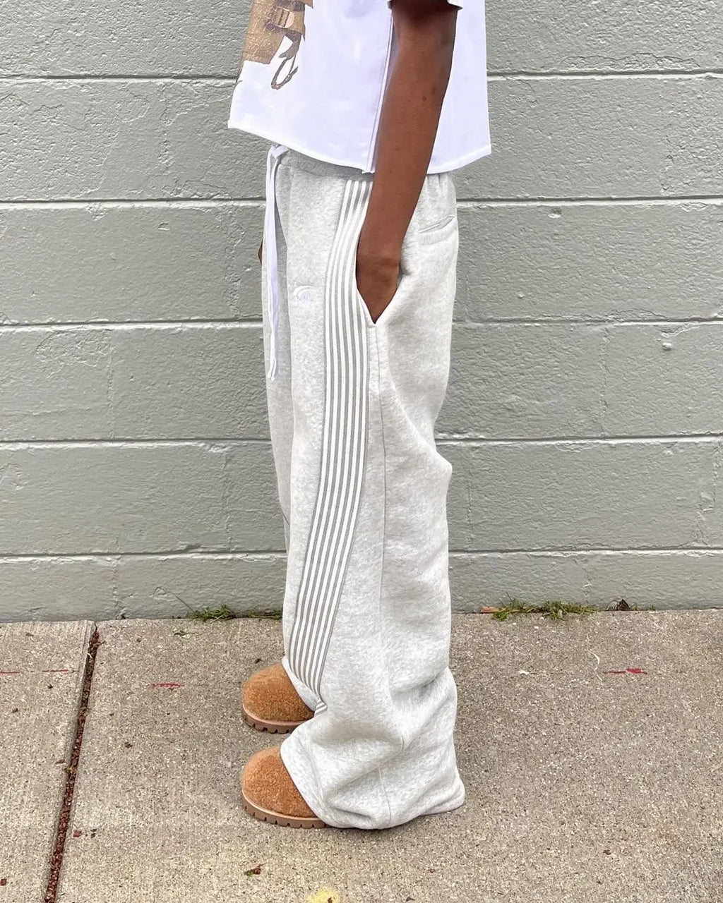 Men's Striped Straight-leg Casual pants