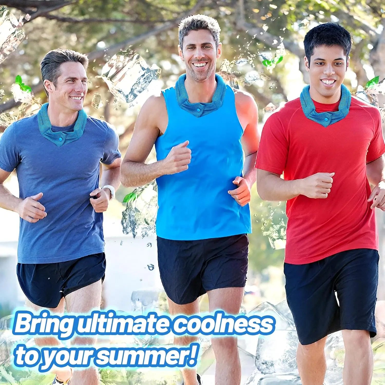 Cooling Neck Scarf Summer Outdoor Ice Neck Ring For Fitness Camping Cycling Fishing Working Travel Portable Cooling Supplies 1pc