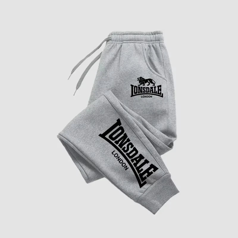 Men's printed fleece jogger pants