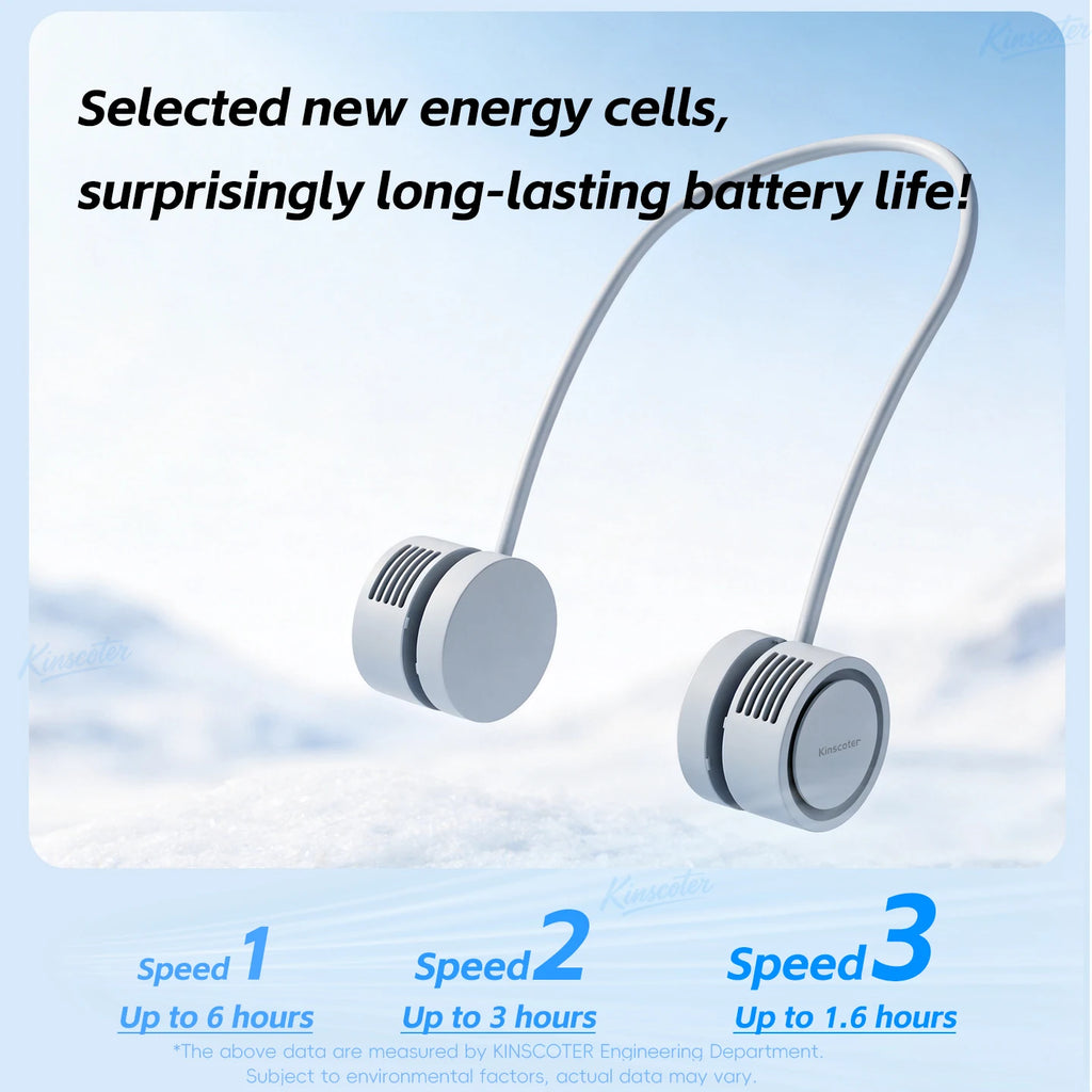 Hanging Neck Fan Power ventilador Bladeless Neckband Fan Portable Mini Air Cooler USB Rechargeable Electric Fans