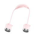 Low Noise Hanging Neck Fan 360° Bendable Lightweight Neck Electric Fan USB Rechargeable Foldable Around Neck Cooler
