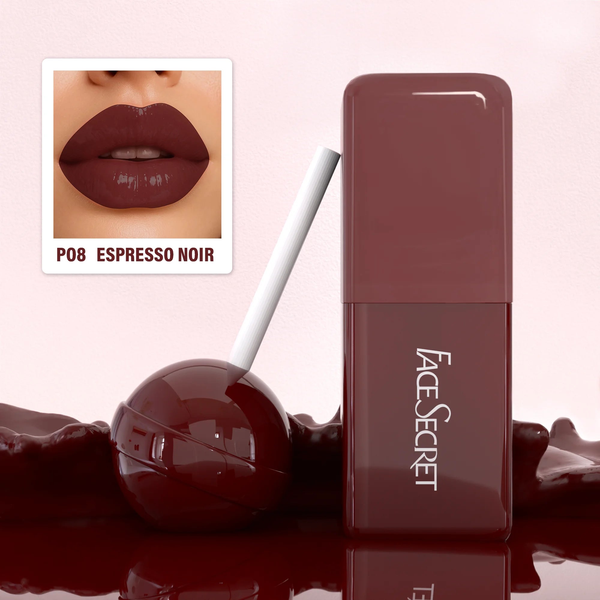 8 Color Universal Plump Lip Tint Water Gloss Tint,Moisturizing Waterproof Liquid Lipstick, Non-Stick,High Pigment,Long-Lasting