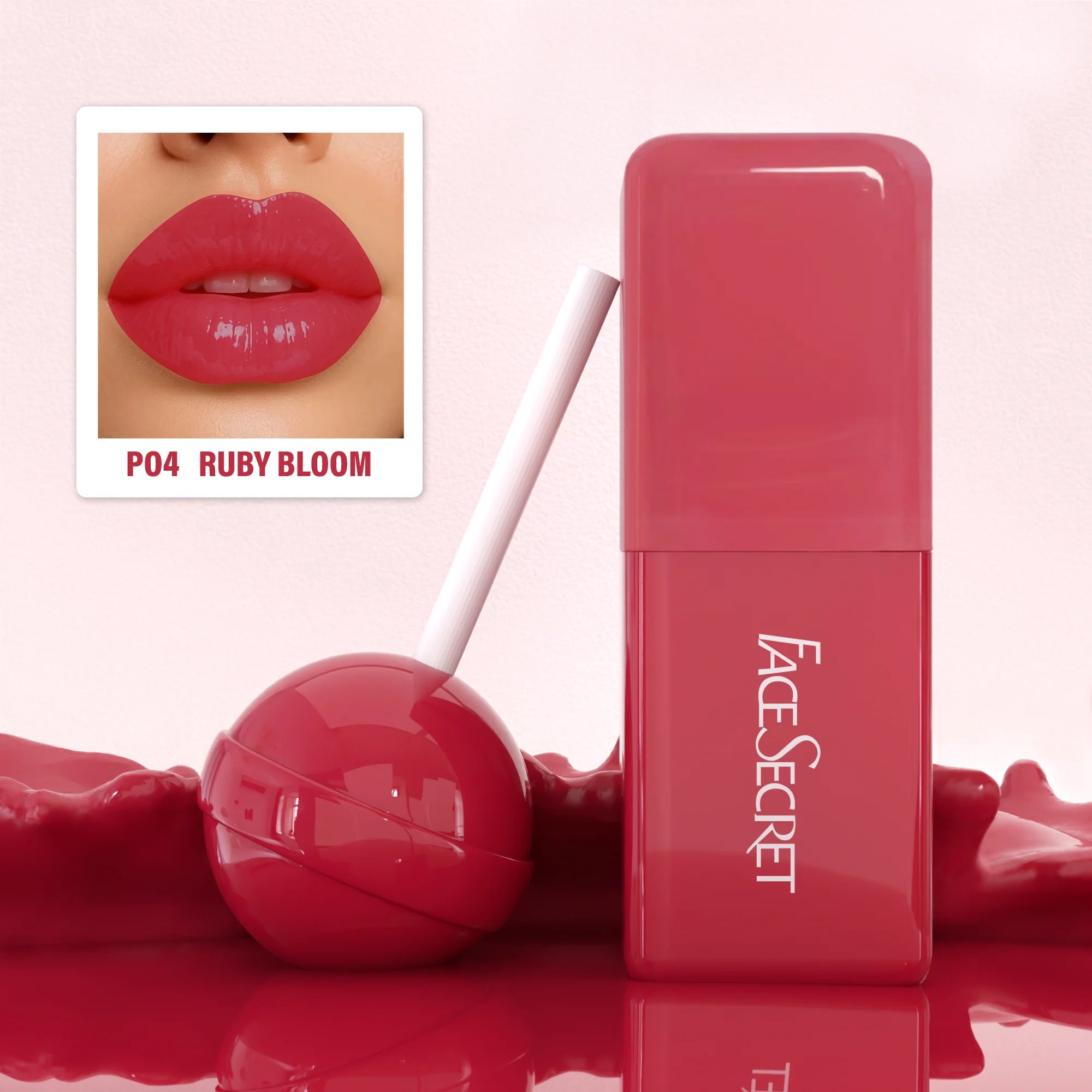 8 Color Universal Plump Lip Tint Water Gloss Tint,Moisturizing Waterproof Liquid Lipstick, Non-Stick,High Pigment,Long-Lasting