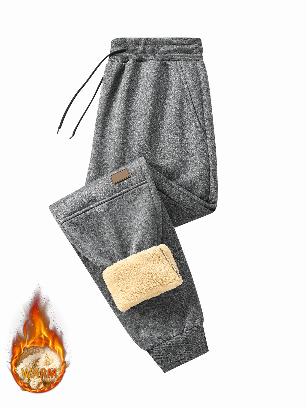 Men's Thickened Fleece Thermal Sweatpants