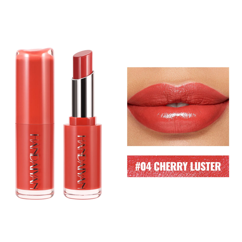 Velvet Lipstick 8 Colors Natural Moisturizing Waterproof Long-Lasting Color Non-stick Natural Daily Look Lipsticks