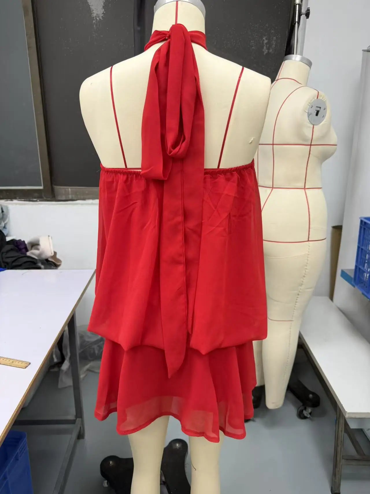 Women's Casual Dresses Woman Clothes Elegant Party Solid-color Beachwear Slim-fitting Sexy Backless Skirt Dress Female Clothing