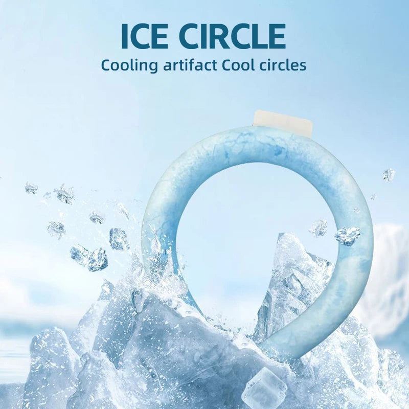 Outdoor Summer Neck Cooler Camping Climbing Cooling Neck Ring Outdoor Cooling Tool For Camping Hiking Cycling Running Fishing