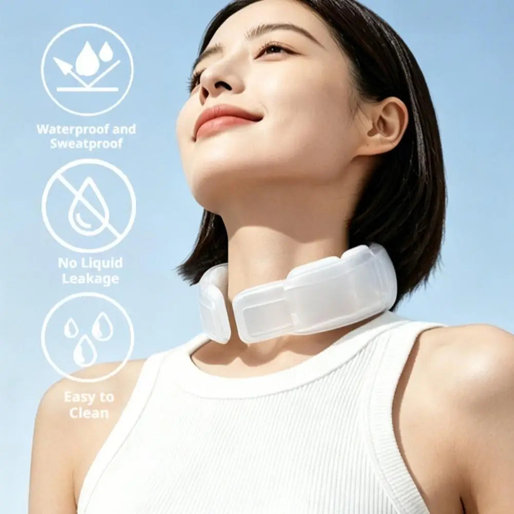 Wearable Ice Neck Wrap Ice Cold Neckband For Summer Outdoor Sports Cooling Tube Below 28°C Reusable Cold Gel Neck Cooler