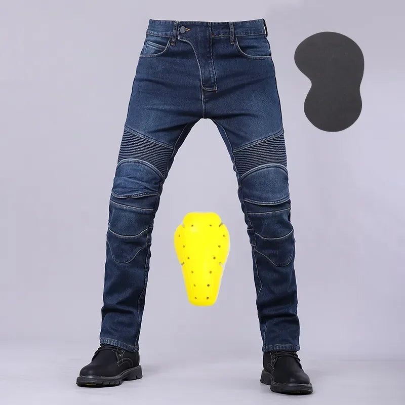 New Motorcycle Pants, Riding Jeans, Anti-fall, Classic Motorcycle Rider Pants, Racing Pants for All Seasons