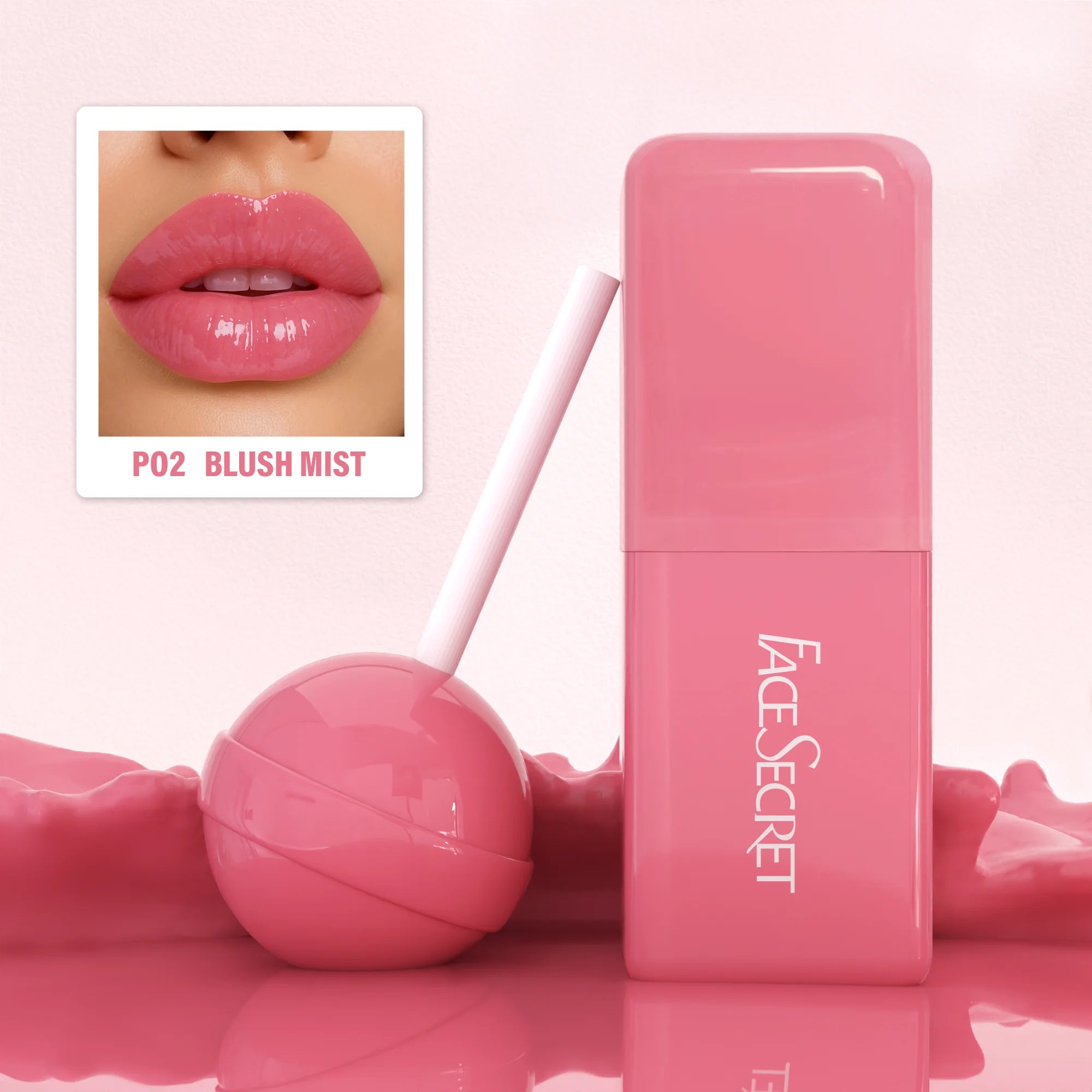 8 Color Universal Plump Lip Tint Water Gloss Tint,Moisturizing Waterproof Liquid Lipstick, Non-Stick,High Pigment,Long-Lasting