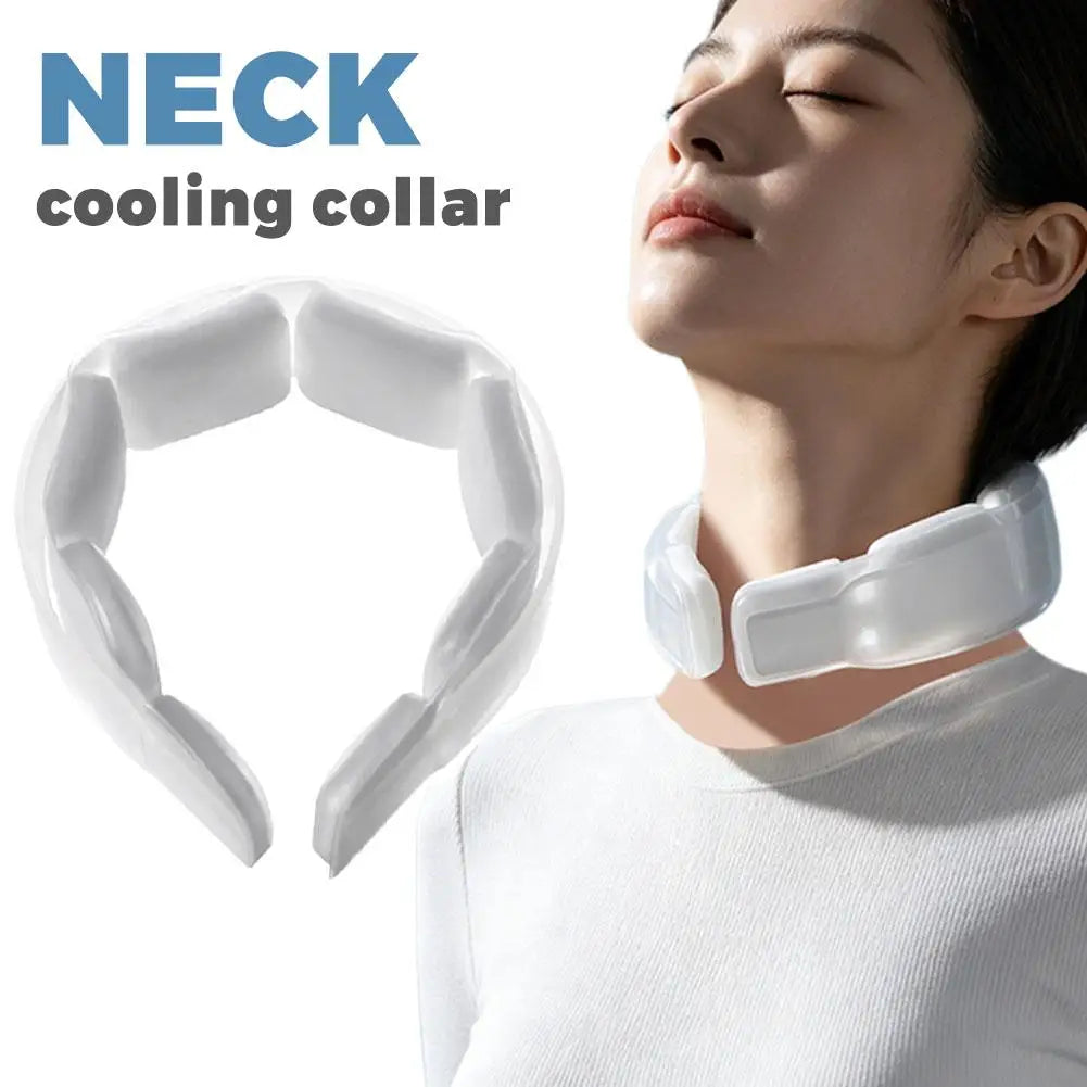 PCM Cooling Neck Ring 2026 New Summer Ice Neckband 18℃ Reusable Wearable Cooler for Outdoor Sports Heat Relief Portable