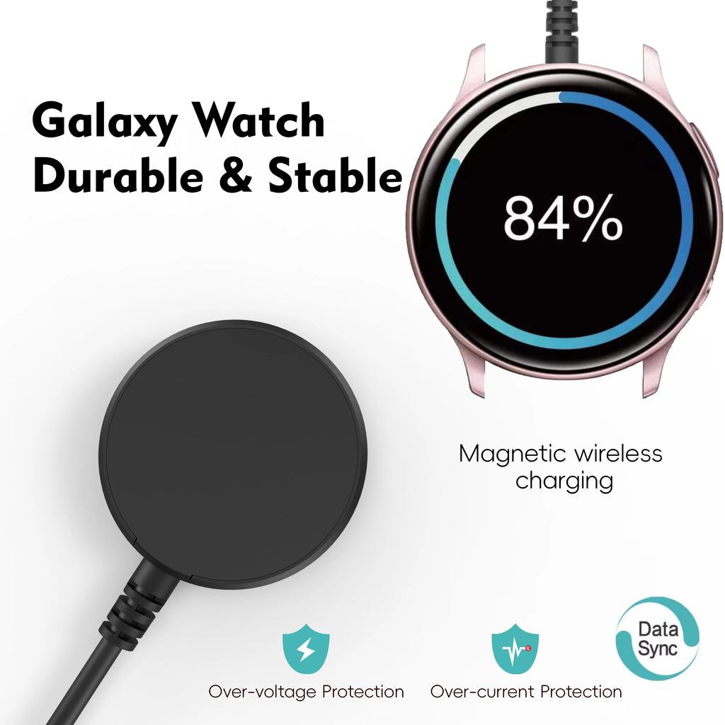 Wireless charger Galaxy Watch Charger for Galaxy Watch 3/4/5/6/7/8, FE, Ultra, 4/6/8 Classic.5 Pro,Active 1/2  USB-A USB-C