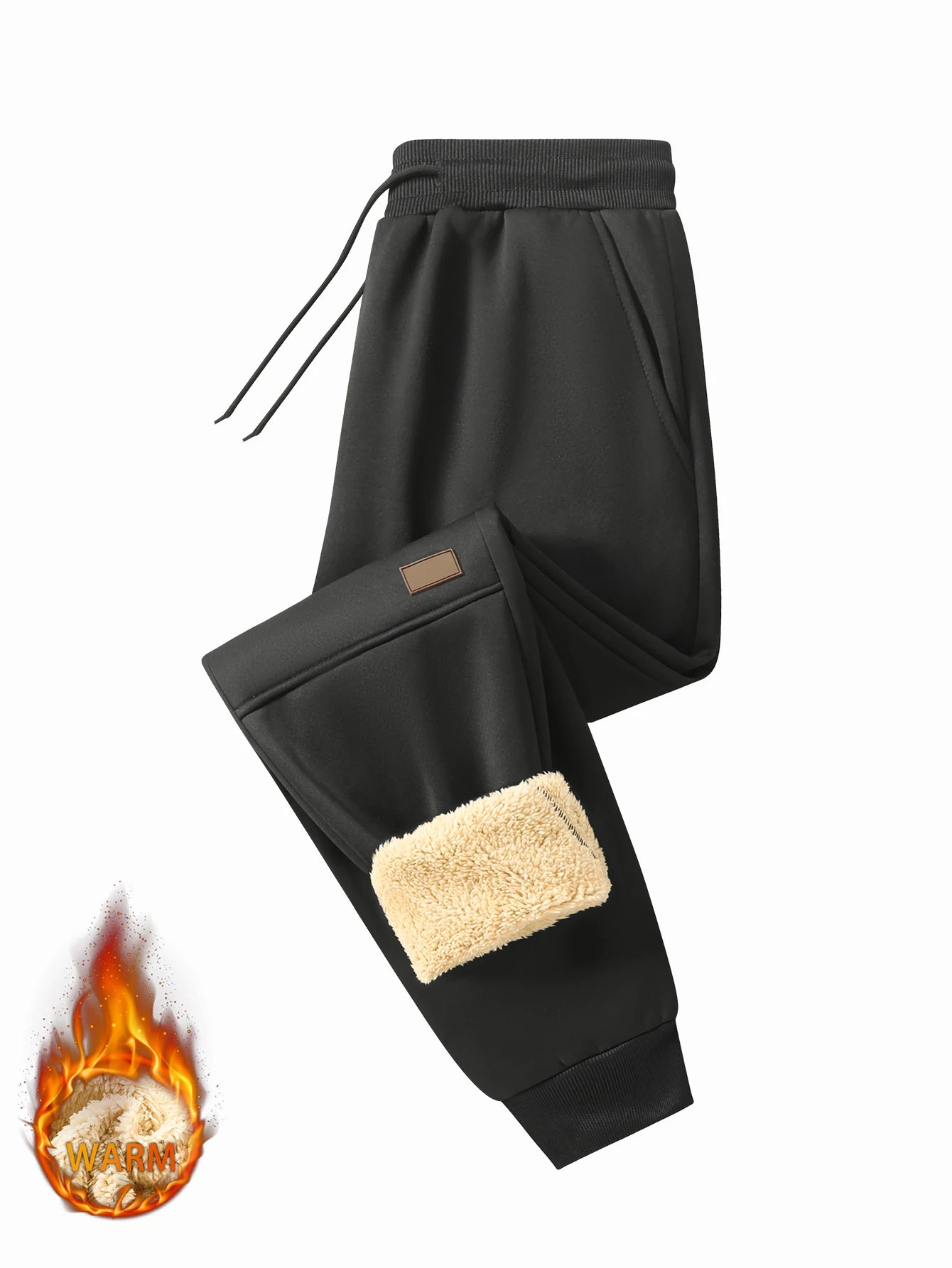 Men's Thickened Fleece Thermal Sweatpants
