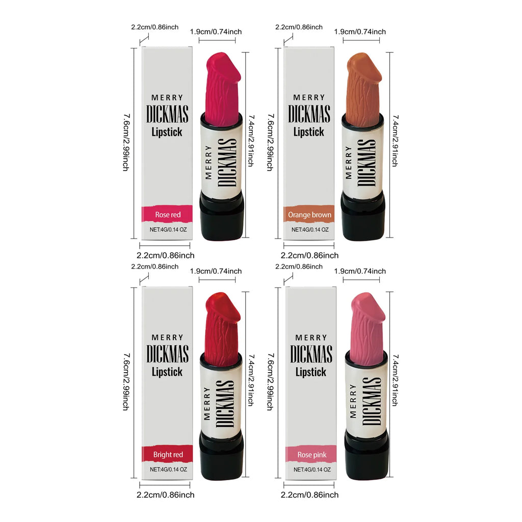 Multi-Color Lipstick Fashion Makeup Lasting Waterproof Enhance Lips Shine Natural Pigmented Matte Texture Lightweight Lip Gloss