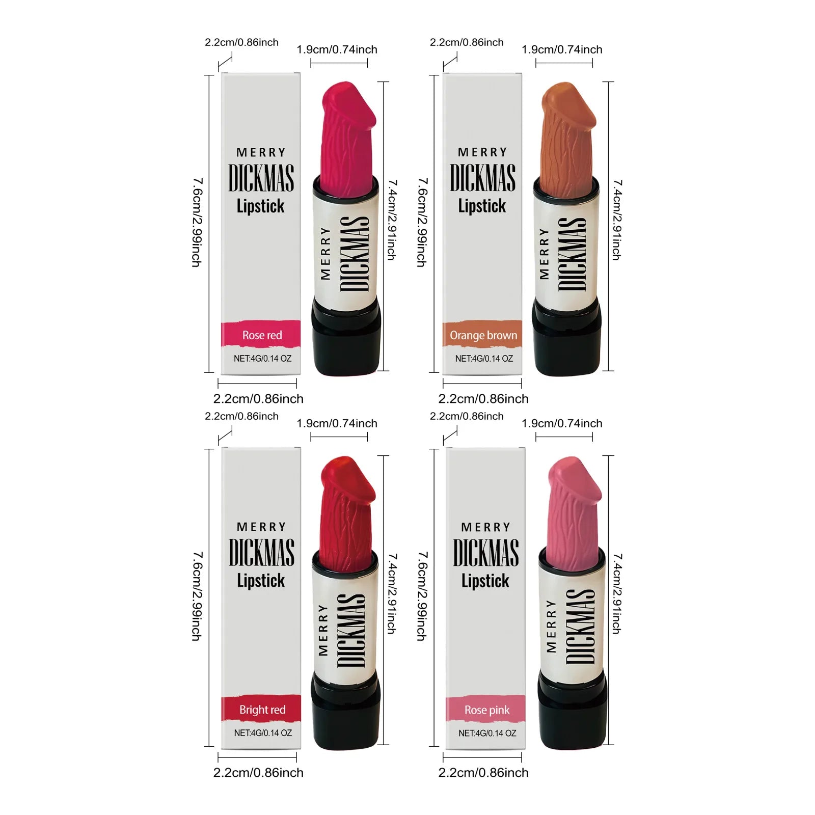 Multi-Color Lipstick Fashion Makeup Lasting Waterproof Enhance Lips Shine Natural Pigmented Matte Texture Lightweight Lip Gloss