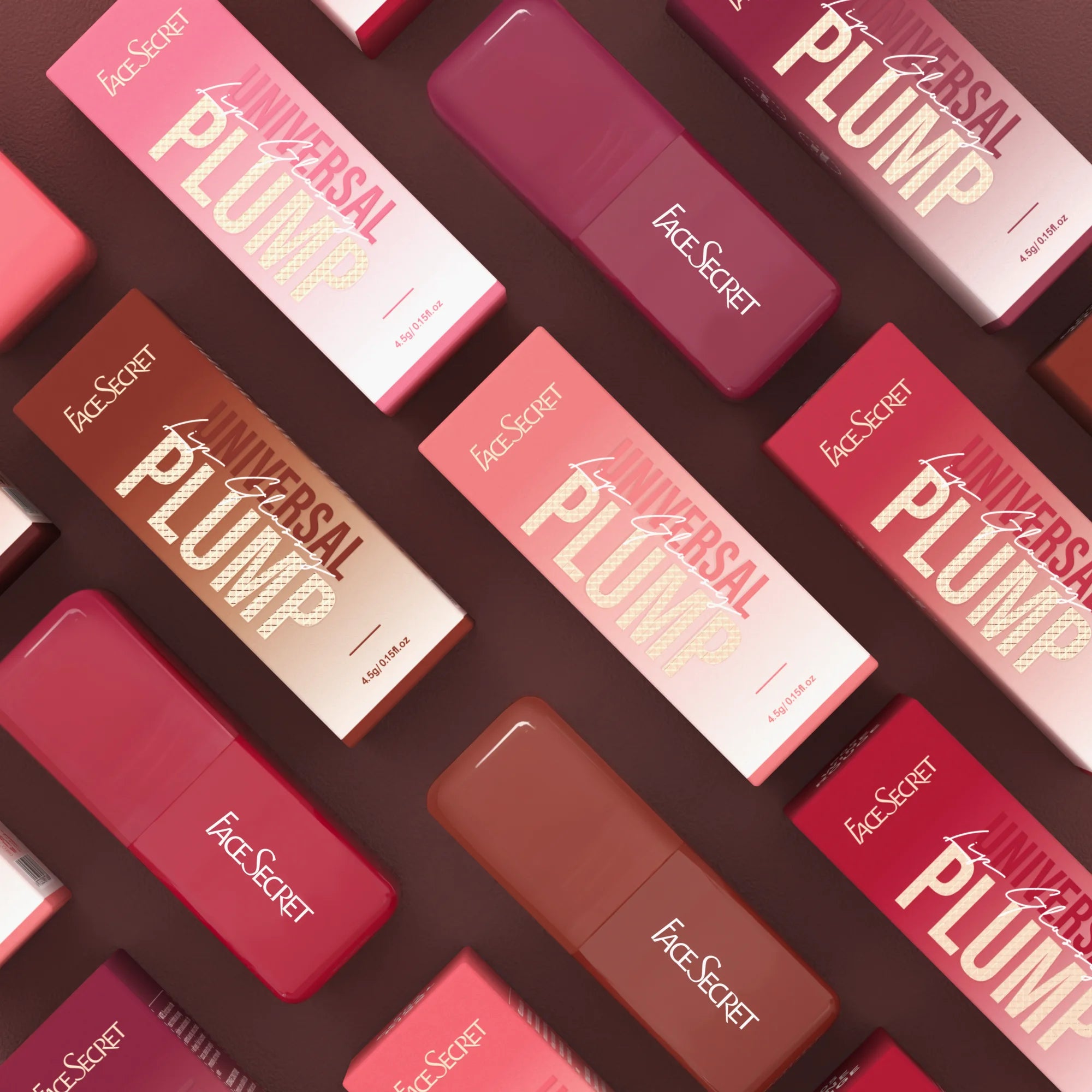 8 Color Universal Plump Lip Tint Water Gloss Tint,Moisturizing Waterproof Liquid Lipstick, Non-Stick,High Pigment,Long-Lasting