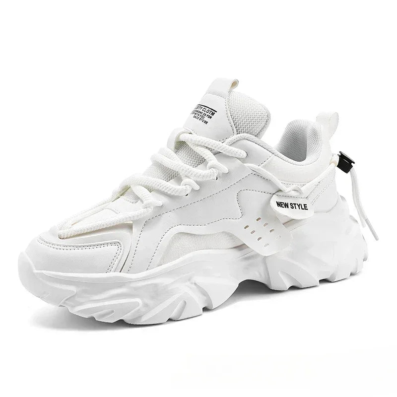 Mens Luxury Platform Sneakers 2025 Fashion Breathable Men Running Shoes Brand Non-slip Sports Shoes for Men Zapatillas De Hombre