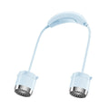 Low Noise Hanging Neck Fan USB Rechargeable Lightweight Neck Electric Fan 360° Bendable Foldable Around Neck Cooler