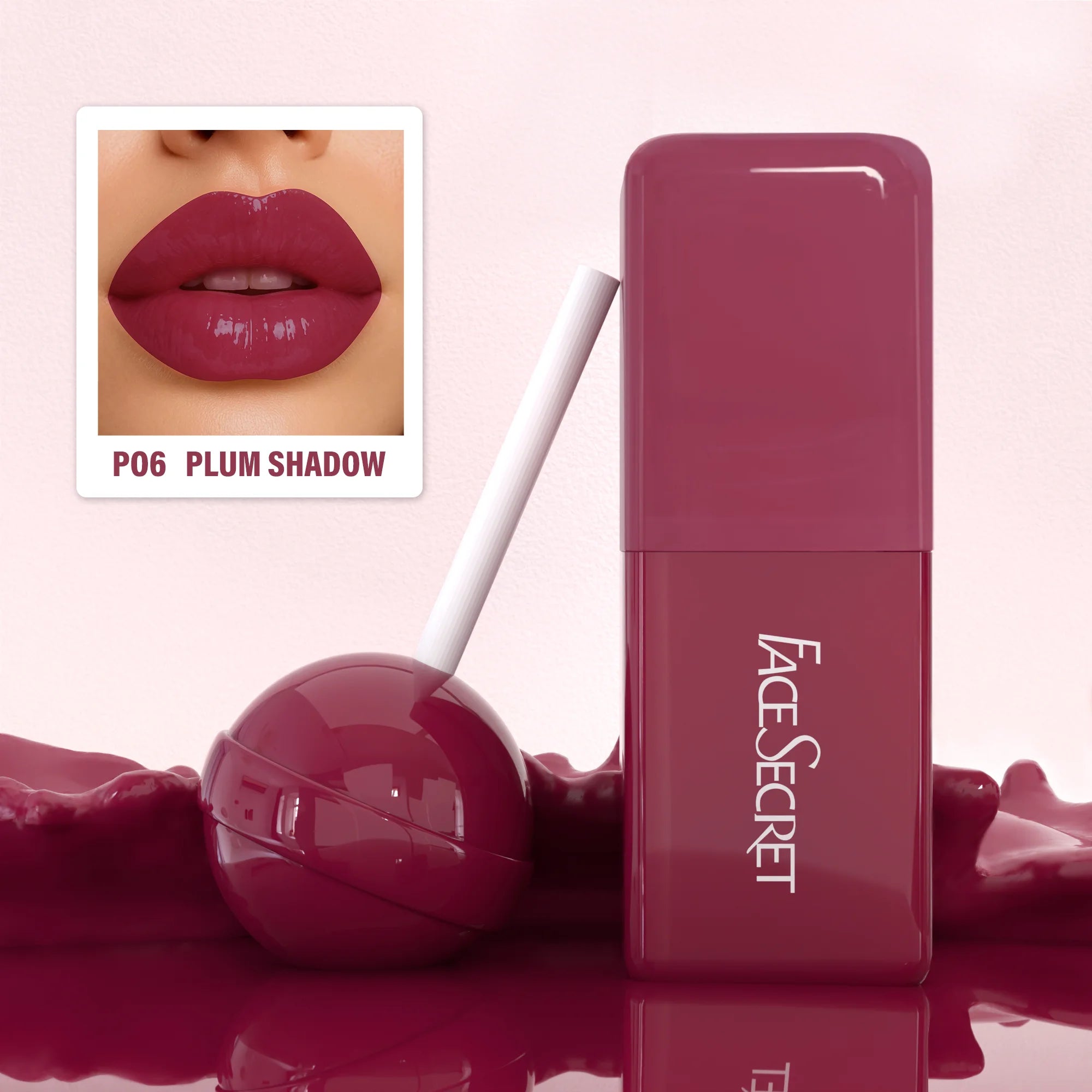 8 Color Universal Plump Lip Tint Water Gloss Tint,Moisturizing Waterproof Liquid Lipstick, Non-Stick,High Pigment,Long-Lasting