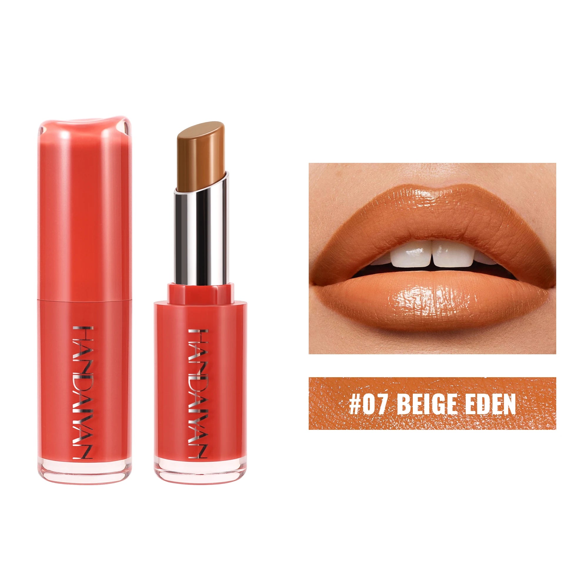 Velvet Lipstick 8 Colors Natural Moisturizing Waterproof Long-Lasting Color Non-stick Natural Daily Look Lipsticks