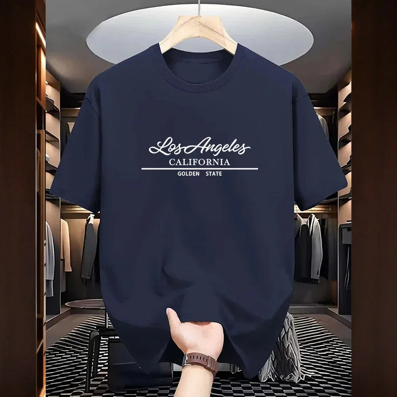 2026 Mens T-shirt 100% Cotton Casual O Neck Short Sleeve Outdoors Sports Jogging Man Clothes Summer y2k Comfortable T-shirt Tops