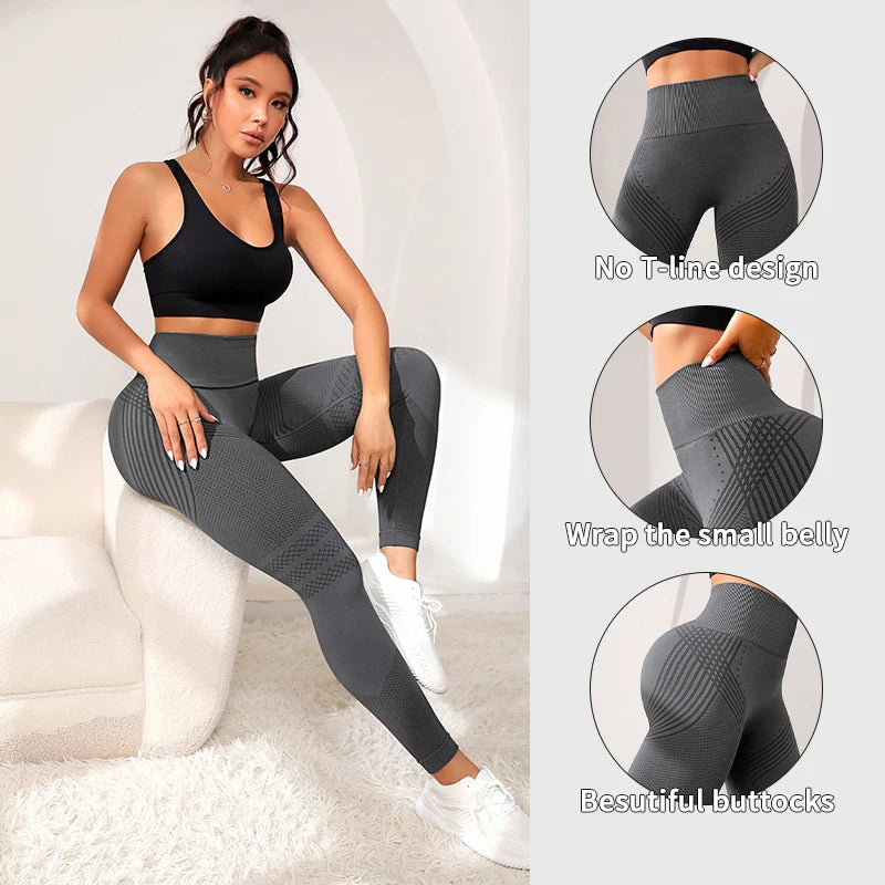 Women's High Waisted Seamless Leggings