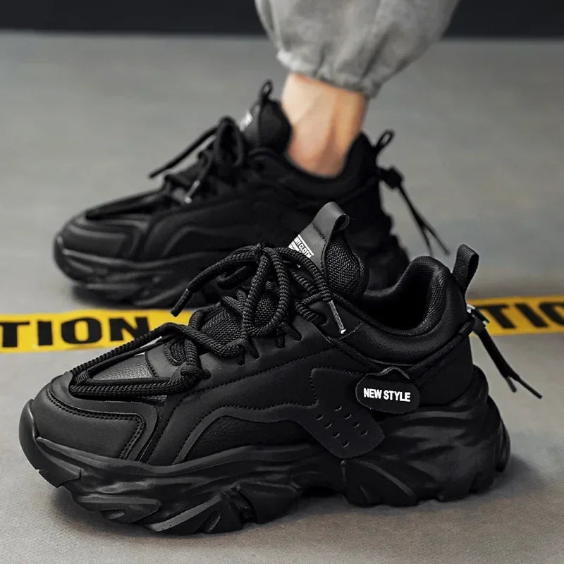 Mens Luxury Platform Sneakers 2025 Fashion Breathable Men Running Shoes Brand Non-slip Sports Shoes for Men Zapatillas De Hombre