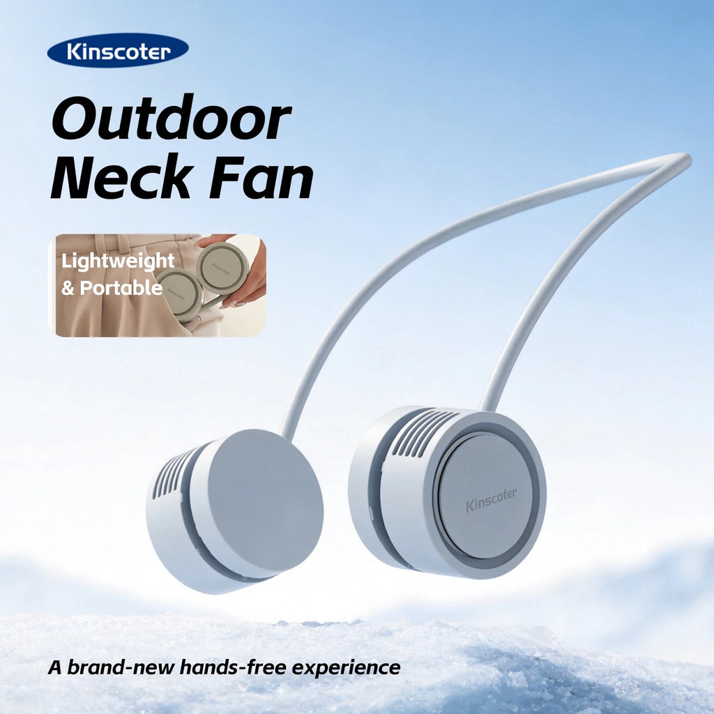 Hanging Neck Fan Power ventilador Bladeless Neckband Fan Portable Mini Air Cooler USB Rechargeable Electric Fans