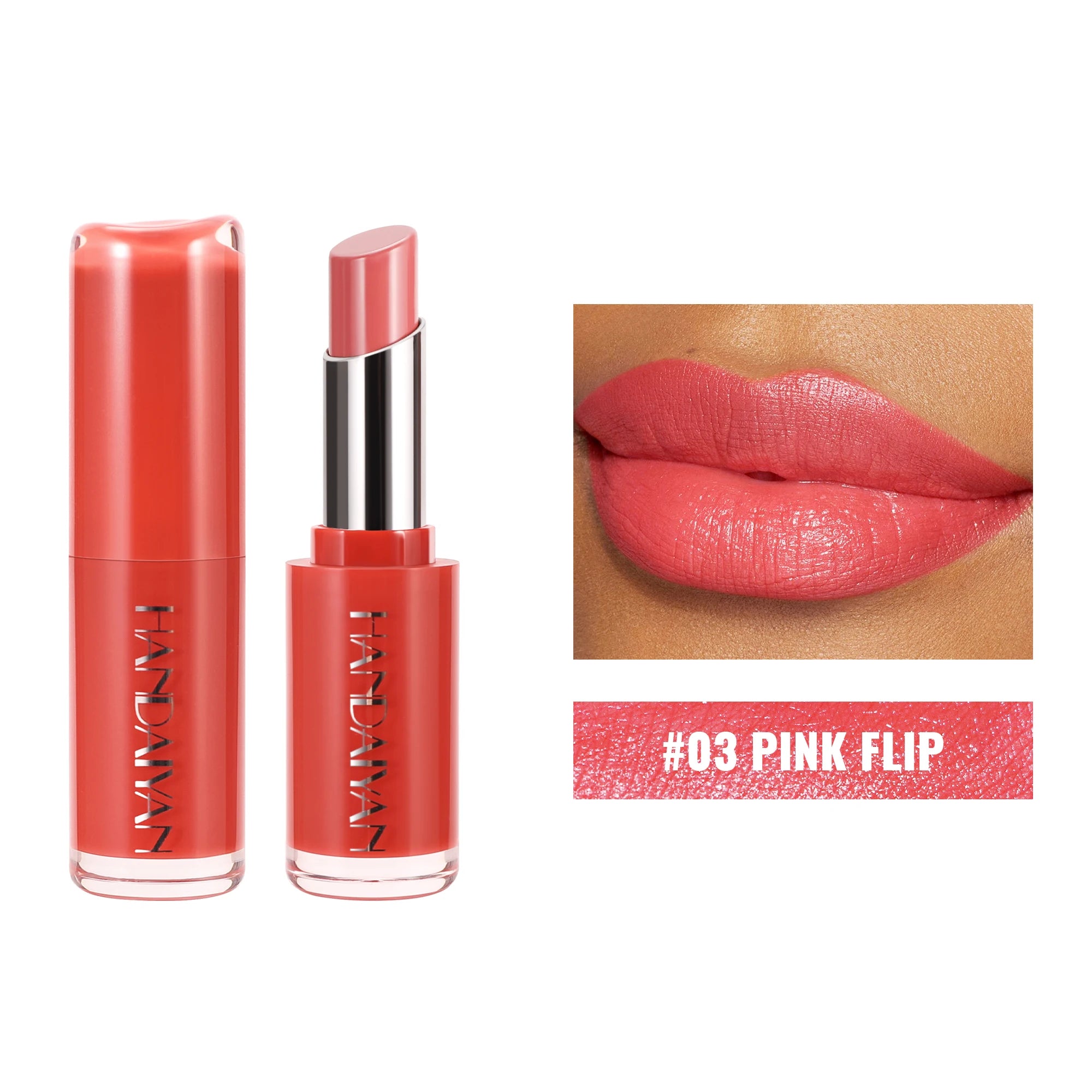 Velvet Lipstick 8 Colors Natural Moisturizing Waterproof Long-Lasting Color Non-stick Natural Daily Look Lipsticks
