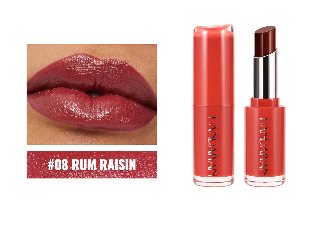 Velvet Lipstick 8 Colors Natural Moisturizing Waterproof Long-Lasting Color Non-stick Natural Daily Look Lipsticks
