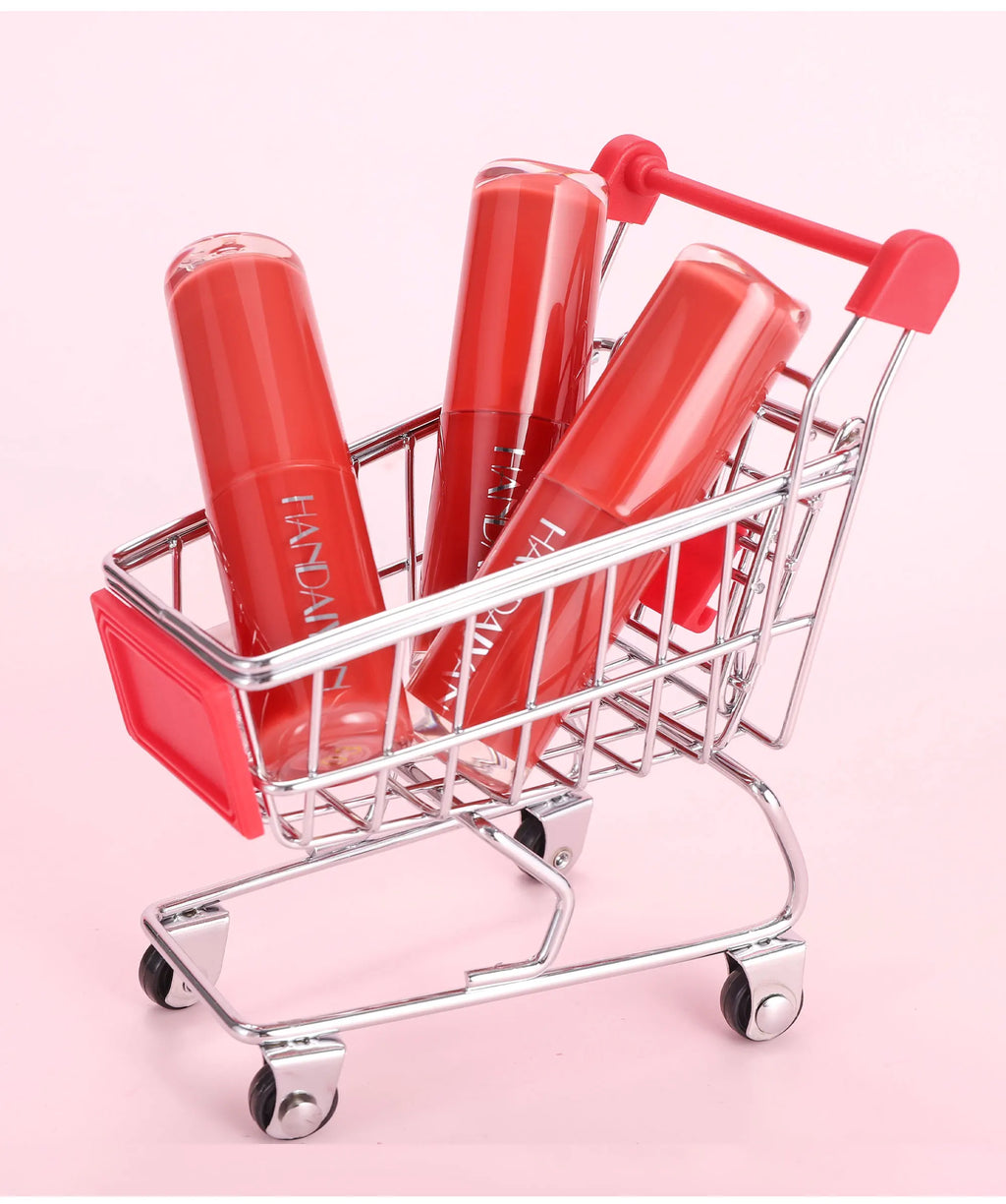 Velvet Lipstick 8 Colors Natural Moisturizing Waterproof Long-Lasting Color Non-stick Natural Daily Look Lipsticks