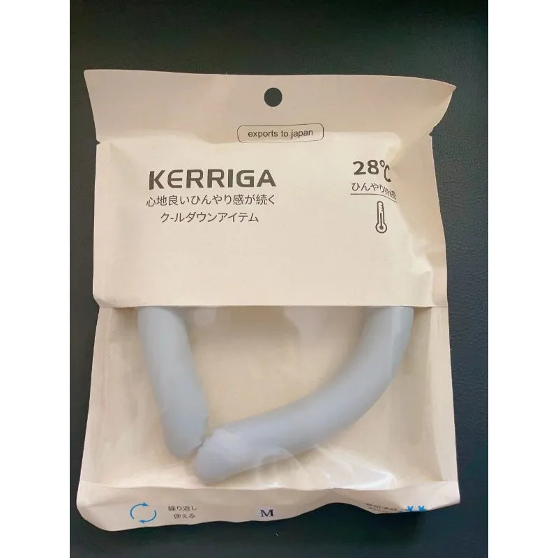 Summer Neck Cooling Tube Reusable Portable Ice Neck Cooler Ring Soft Silicone Cold Neck Wrap For Heat Relief And Outdoor Activit