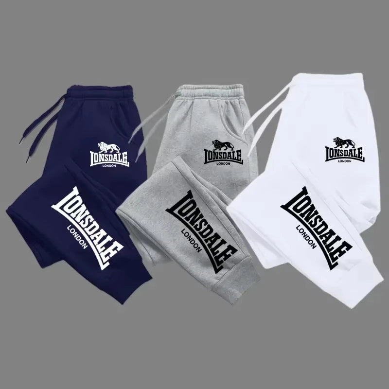 Men's printed fleece jogger pants