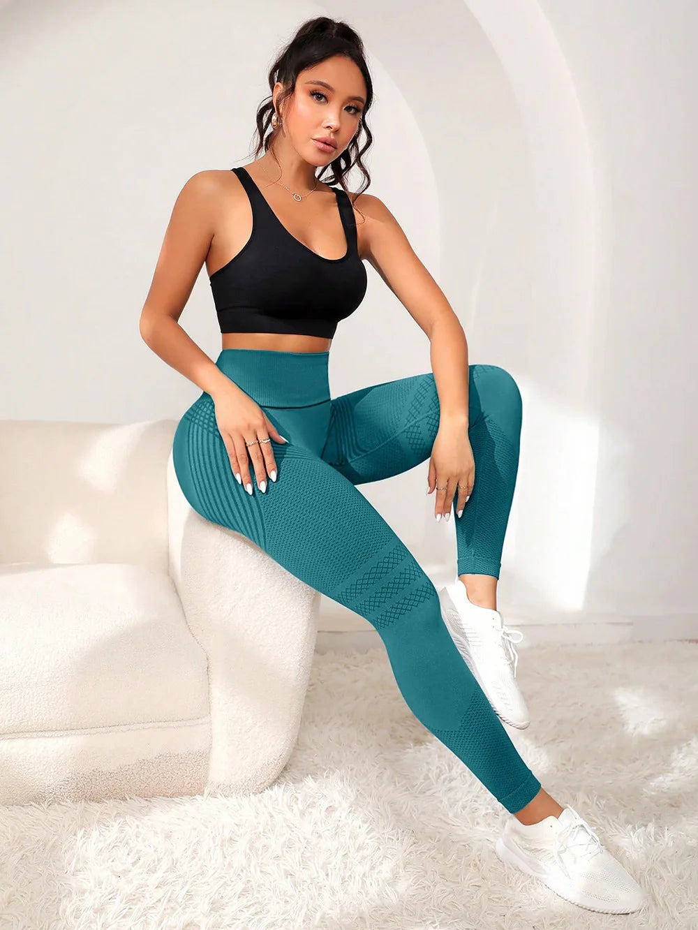Women's High Waisted Seamless Leggings