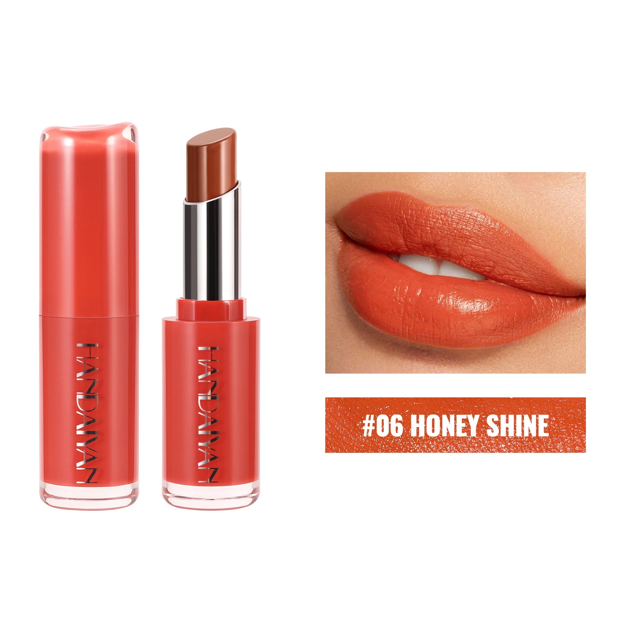 Velvet Lipstick 8 Colors Natural Moisturizing Waterproof Long-Lasting Color Non-stick Natural Daily Look Lipsticks