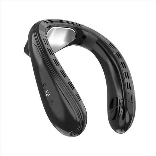 Neck Air Conditioner Portable Neck Fan Rechargeable Semiconductor Cooling Bladeless Fan Outdoor Personal Fan Wearable Coo