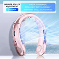 Hanging Neck Fan Digital Display Power Ventilador Bladeless Neckband Fan Portable Mini Air Cooler USB Rechargeable Electric Fans