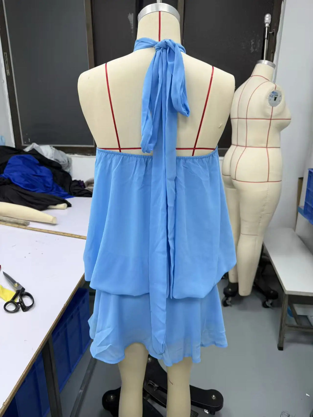 Women's Casual Dresses Woman Clothes Elegant Party Solid-color Beachwear Slim-fitting Sexy Backless Skirt Dress Female Clothing