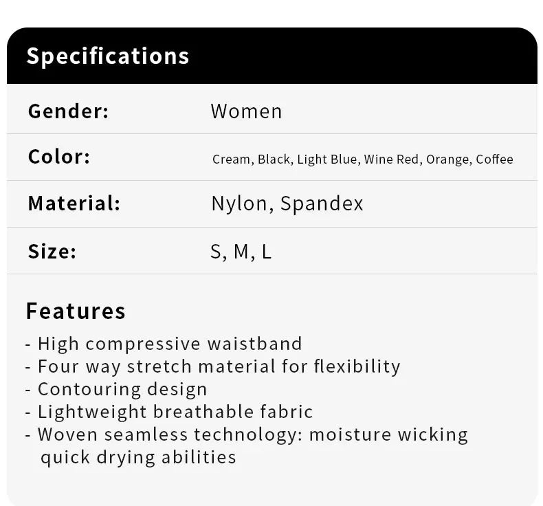 Women's High Waisted Seamless Leggings