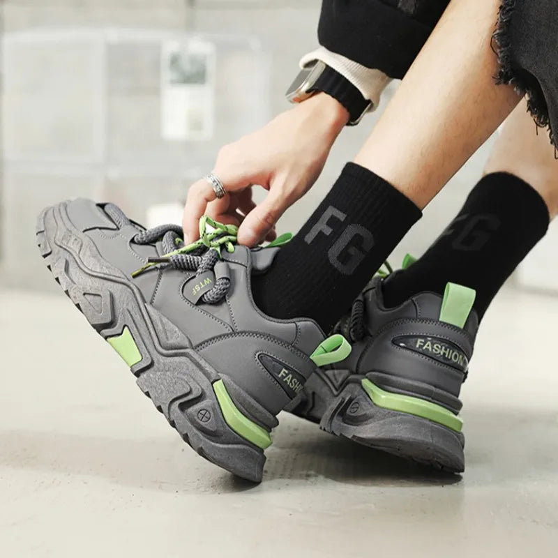 Sneakers for Mens White Platform Sneakers Fashion Versatile Board Shoes Men's Simple Niche Comfort Sports Shoes Tenis Masculino