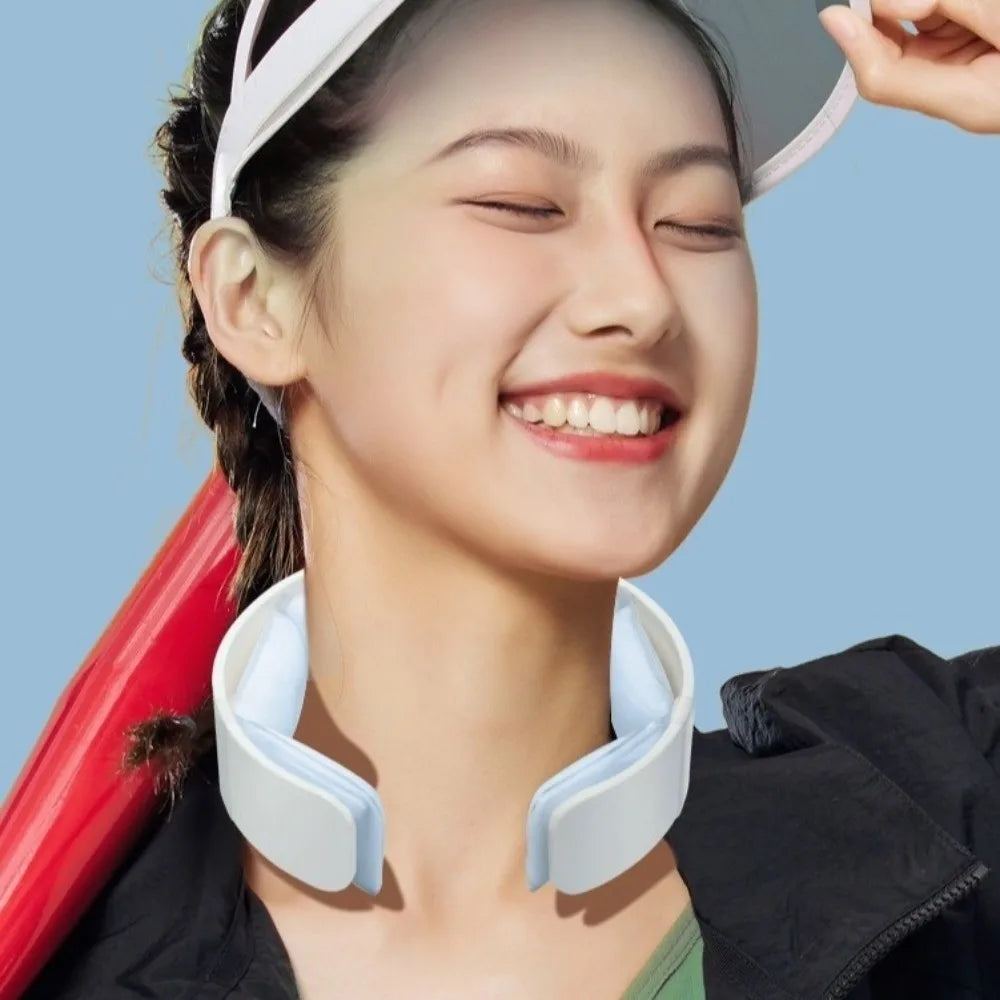 Reusable Neck Cooling Ring Sunstroke Prevention Wearable Neck Cooling Tube Freezable Lasting Neck Cooler Collars Outdoor