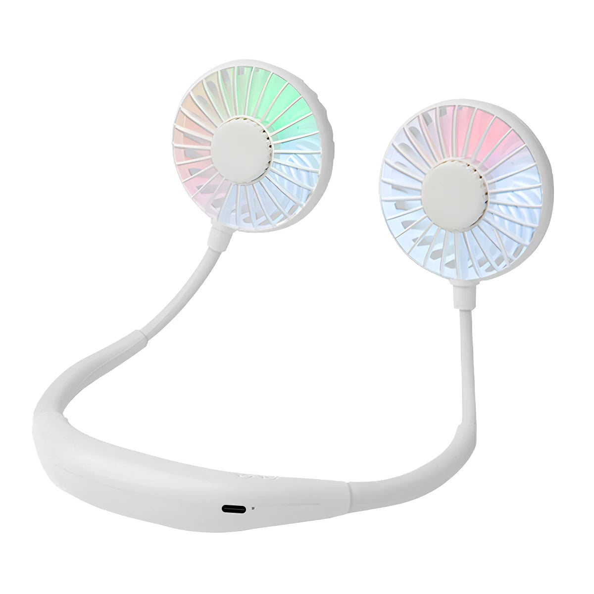 Neck Fan Rechargeable 1200mAh 3 Speeds Hands Free Wearable Fan Portable Personal Cooling Fan for Travel Outdoor Hot Sale