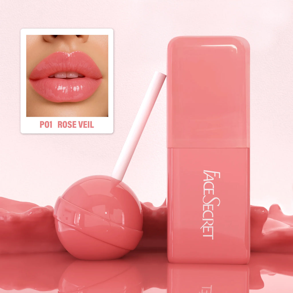 8 Color Universal Plump Lip Tint Water Gloss Tint,Moisturizing Waterproof Liquid Lipstick, Non-Stick,High Pigment,Long-Lasting