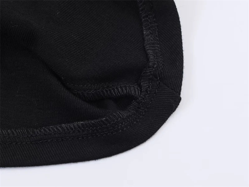 Women's Dress 2026 New Fashion Spring Summer Black Asymmetric Ruffle Dress for Women Casual Chic Personality Top