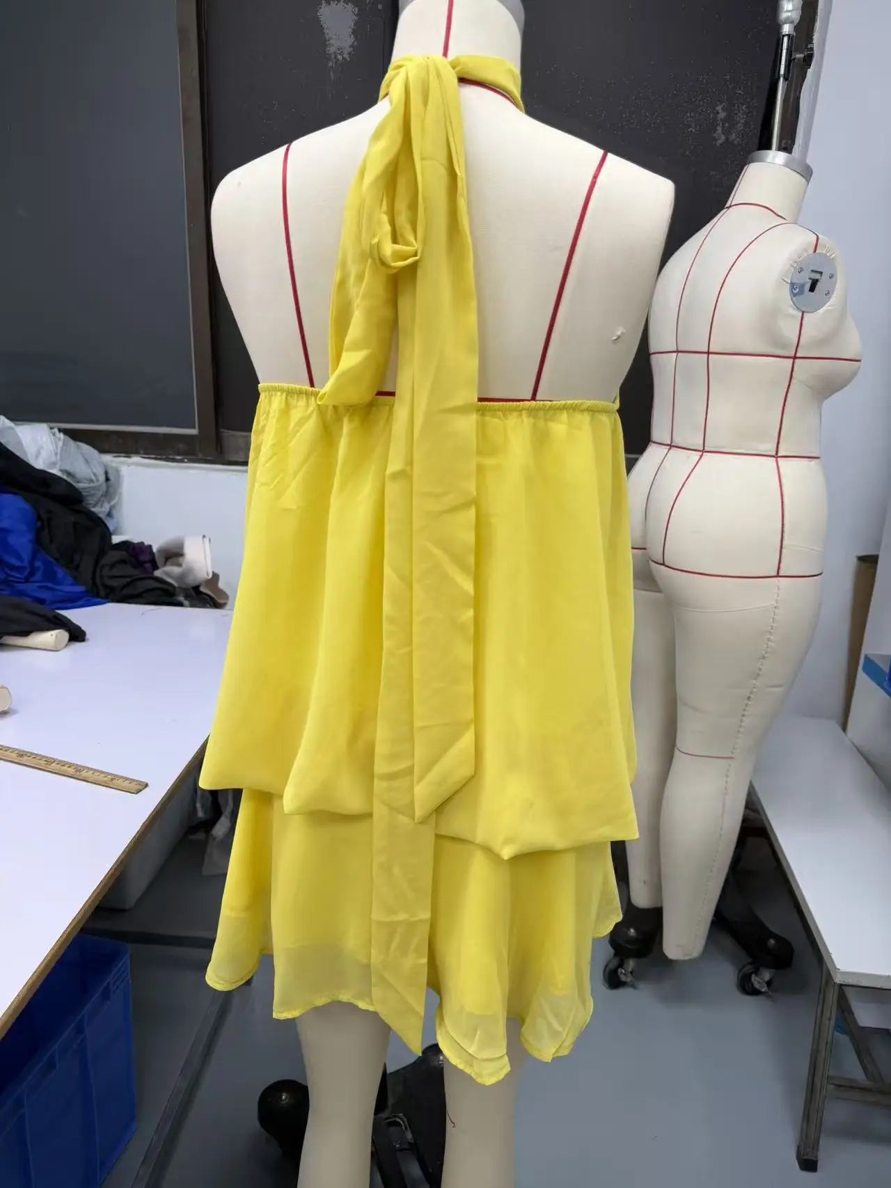 Women's Casual Dresses Woman Clothes Elegant Party Solid-color Beachwear Slim-fitting Sexy Backless Skirt Dress Female Clothing