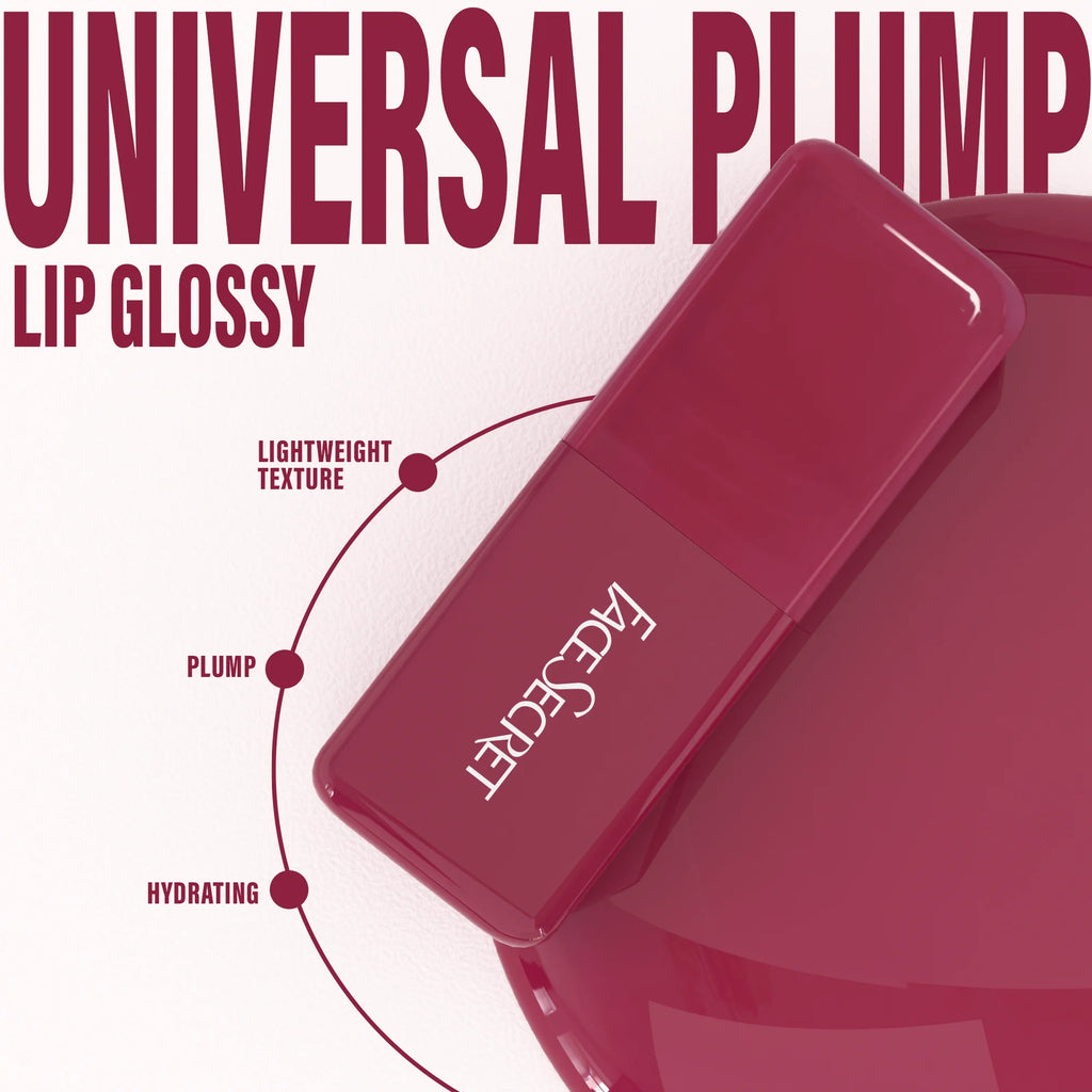 8 Color Universal Plump Lip Tint Water Gloss Tint,Moisturizing Waterproof Liquid Lipstick, Non-Stick,High Pigment,Long-Lasting